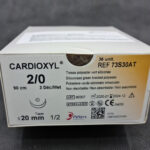 Шовный хирургический нерассасывающийся материал «CARDIOXYL» (Франция)